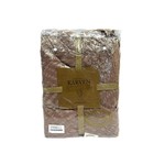 Плед-покрывало Karven CARMEN хлопковый муслин kahve 220х240, фото, фотография