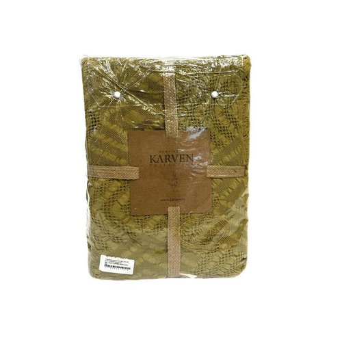 Плед-покрывало Karven CARMEN хлопковый муслин lime yesil 220х240, фото, фотография