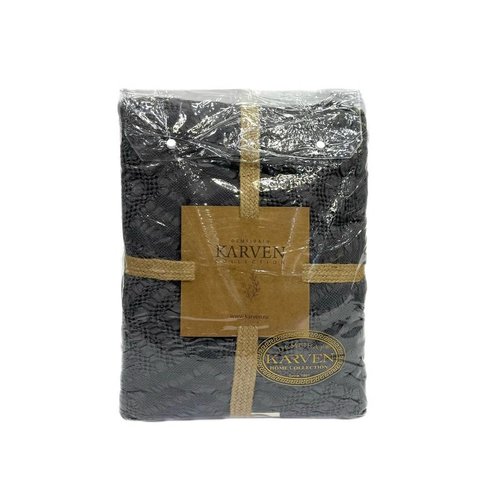 Плед-покрывало Karven CARMEN хлопковый муслин antrasit 220х240, фото, фотография