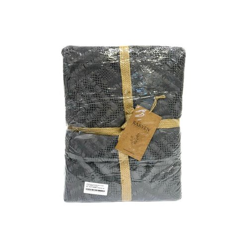 Плед-покрывало Karven CARMEN хлопковый муслин antrasit 220х240, фото, фотография