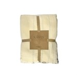 Плед-покрывало Karven IZGI хлопковый муслин naturel 220х240, фото, фотография