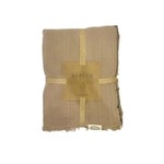 Плед-покрывало Karven IZGI хлопковый муслин koyu kahve 220х240, фото, фотография