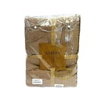 Плед-покрывало Karven IZGI хлопковый муслин koyu kahve 220х240, фото, фотография