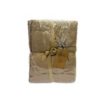 Плед-покрывало Karven IZGI хлопковый муслин koyu kahve 220х240, фото, фотография