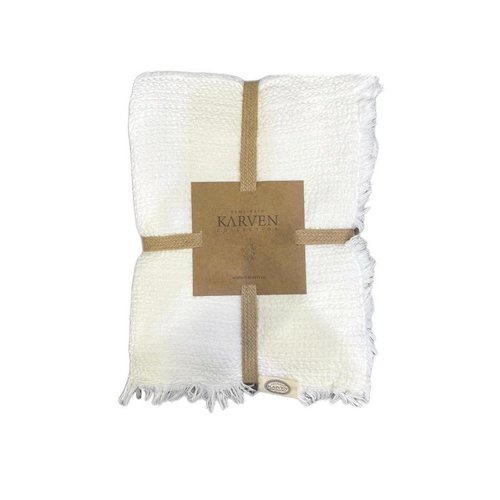 Плед-покрывало Karven SIMA хлопковый муслин beyaz 220х240, фото, фотография
