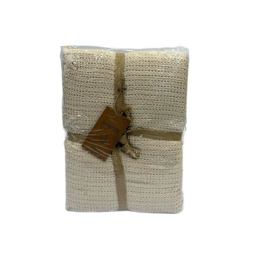 Плед-покрывало Karven SIMA хлопковый муслин bej 220х240, фото, фотография