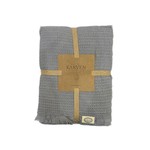 Плед-покрывало Karven SIMA хлопковый муслин gri 220х240, фото, фотография