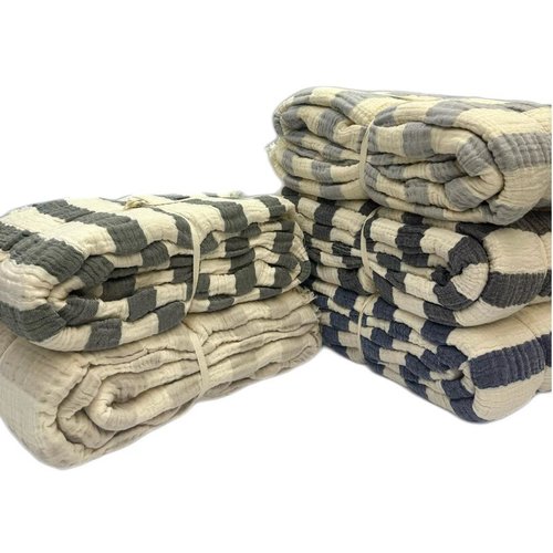 Плед-покрывало Karven LENA хлопковый муслин haki 220х240, фото, фотография