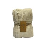 Плед-покрывало Karven TRUVA хлопковый муслин bej 220х240, фото, фотография