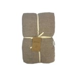 Плед-покрывало Karven CLASSICAL хлопковый муслин kahve 220х240, фото, фотография