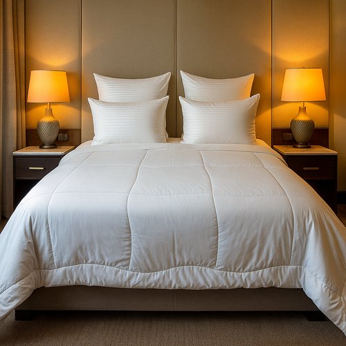 Одеяло Sofi De Marko HORECA №1 лебяжий пух/микрофибра белый 155х215, фото, фотография