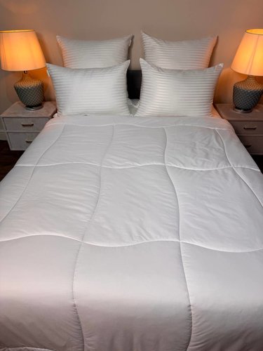 Одеяло Sofi De Marko HORECA №1 лебяжий пух/микрофибра белый 155х215, фото, фотография