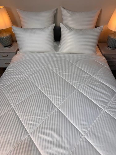 Одеяло Sofi De Marko HORECA №2 лебяжий пух/микрофибра 195х215, фото, фотография