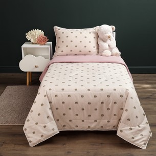 Детское постельное белье без пододеяльника с одеялом Sofi De Marko БАДДИ хлопковый сатин 1,5 спальный