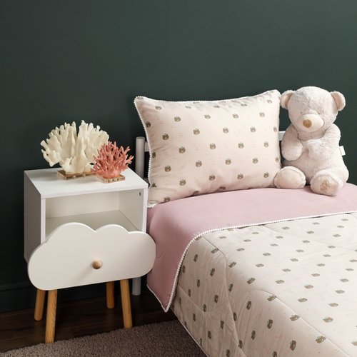 Детское постельное белье без пододеяльника с одеялом Sofi De Marko БАДДИ хлопковый сатин 1,5 спальный, фото, фотография