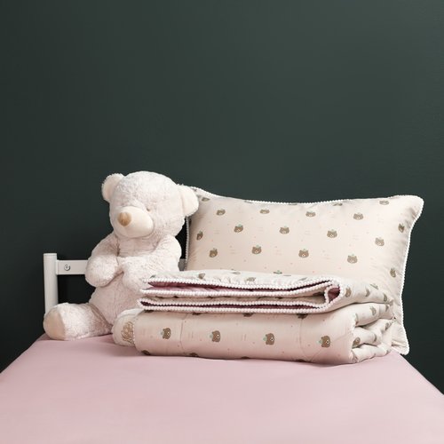 Детское постельное белье без пододеяльника с одеялом Sofi De Marko БАДДИ хлопковый сатин 1,5 спальный, фото, фотография