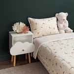 Детское постельное белье без пододеяльника с одеялом Sofi De Marko ЗВЕРЯТА хлопковый сатин 1,5 спальный, фото, фотография