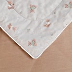 Детское постельное белье без пододеяльника с одеялом Sofi De Marko ПАДДИНГТОН хлопковый сатин лиловый 1,5 спальный, фото, фотография