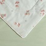 Детское постельное белье без пододеяльника с одеялом Sofi De Marko ПАДДИНГТОН хлопковый сатин светло-зелёный 1,5 спальный, фото, фотография