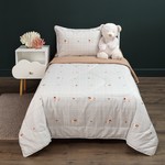 Детское постельное белье без пододеяльника с одеялом Sofi De Marko ТАКСА хлопковый сатин 1,5 спальный, фото, фотография