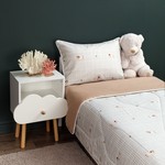 Детское постельное белье без пододеяльника с одеялом Sofi De Marko ТАКСА хлопковый сатин 1,5 спальный, фото, фотография