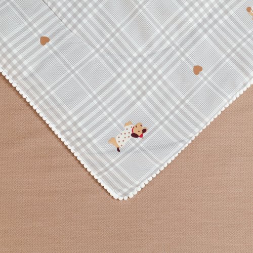 Детское постельное белье без пододеяльника с одеялом Sofi De Marko ТАКСА хлопковый сатин 1,5 спальный, фото, фотография