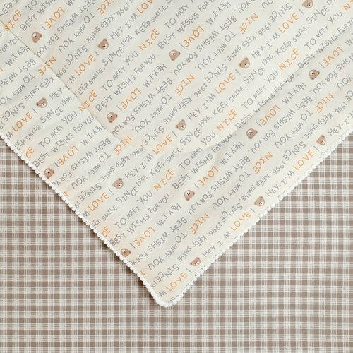 Детское постельное белье без пододеяльника с одеялом Sofi De Marko ТЭДДИ хлопковый сатин 1,5 спальный, фото, фотография