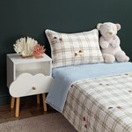 Детское постельное белье без пододеяльника с одеялом Sofi De Marko ЩЕНЯТА хлопковый сатин 1,5 спальный, фото, фотография