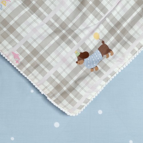 Детское постельное белье без пододеяльника с одеялом Sofi De Marko ЩЕНЯТА хлопковый сатин 1,5 спальный, фото, фотография