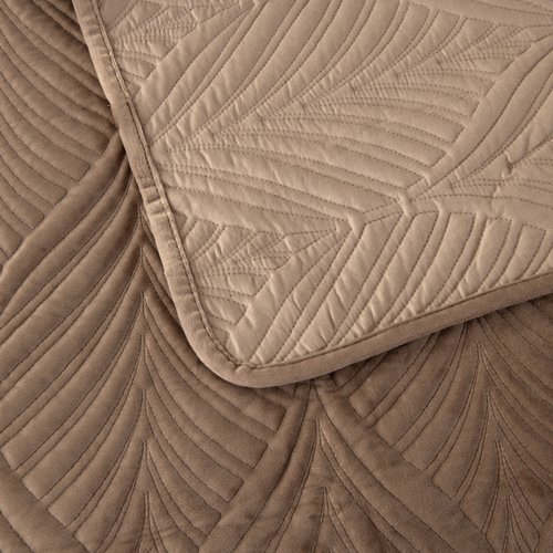 Покрывало Sofi De Marko ТАИРА велюр вискоза бежевый 240х260, фото, фотография