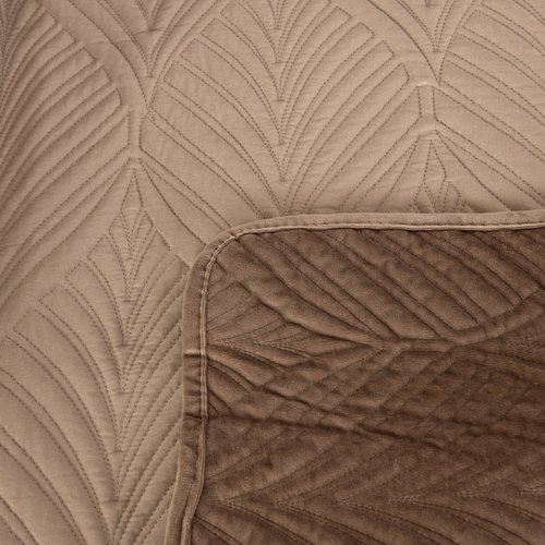 Покрывало Sofi De Marko ТАИРА велюр вискоза бежевый 240х260, фото, фотография