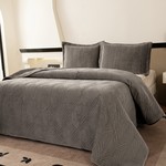 Покрывало Sofi De Marko ТАИРА велюр вискоза пепельный 240х260, фото, фотография