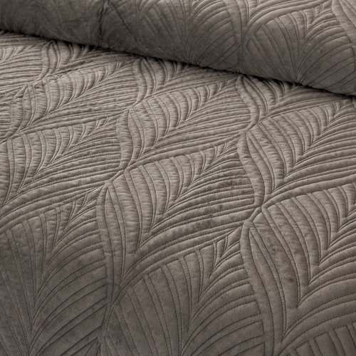 Покрывало Sofi De Marko ТАИРА велюр вискоза пепельный 240х260, фото, фотография