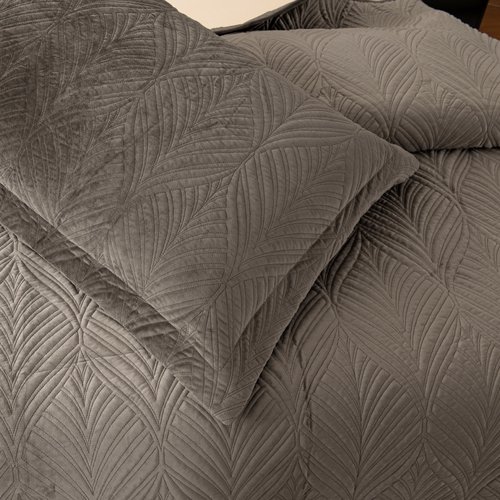 Покрывало Sofi De Marko ТАИРА велюр вискоза пепельный 240х260, фото, фотография