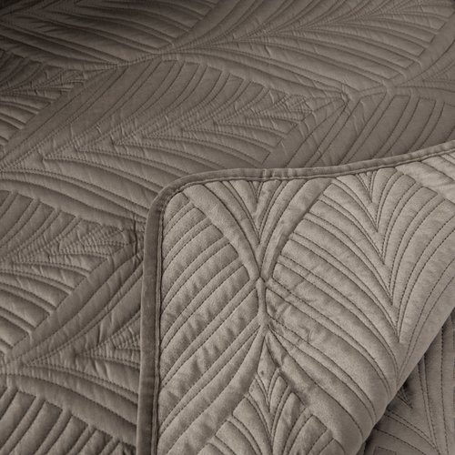 Покрывало Sofi De Marko ТАИРА велюр вискоза пепельный 240х260, фото, фотография