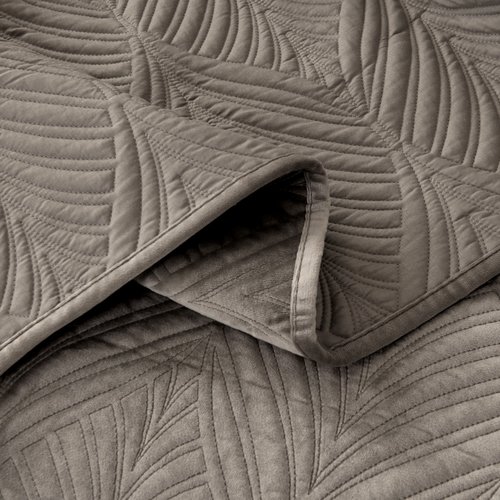 Покрывало Sofi De Marko ТАИРА велюр вискоза пепельный 240х260, фото, фотография