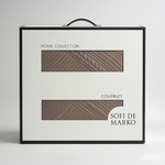 Покрывало Sofi De Marko ТАИРА велюр вискоза пепельный 240х260, фото, фотография