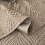 Покрывало Sofi De Marko ТАИРА велюр вискоза светло-бежевый 240х260, фото, фотография