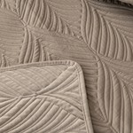 Покрывало Sofi De Marko ТАИРА велюр вискоза светло-бежевый 240х260, фото, фотография