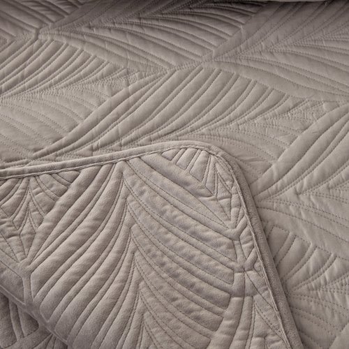 Покрывало Sofi De Marko ТАИРА велюр вискоза серый 240х260, фото, фотография