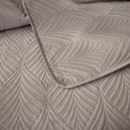 Покрывало Sofi De Marko ТАИРА велюр вискоза серый 240х260, фото, фотография