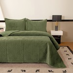 Покрывало Sofi De Marko ТАИРА велюр вискоза хаки 240х260, фото, фотография