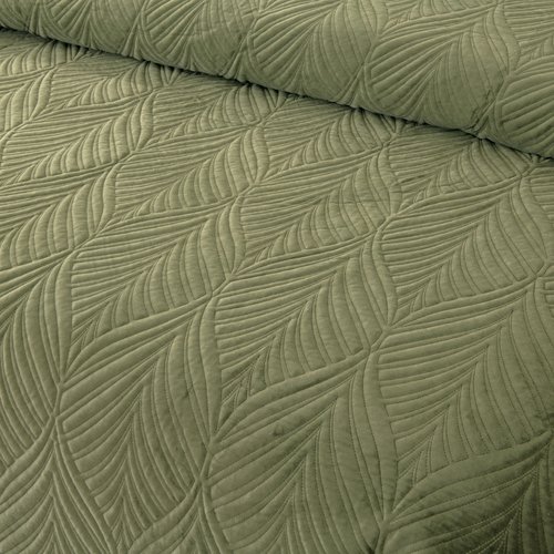 Покрывало Sofi De Marko ТАИРА велюр вискоза хаки 240х260, фото, фотография