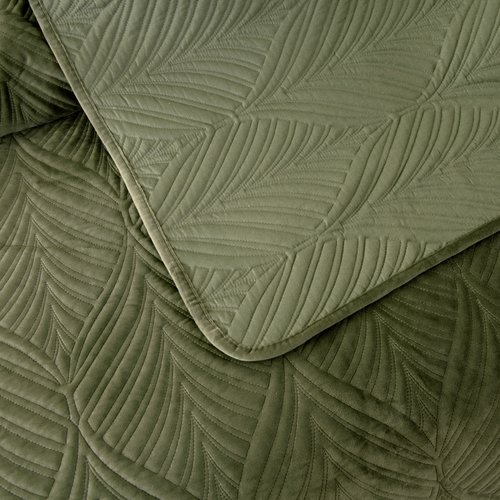 Покрывало Sofi De Marko ТАИРА велюр вискоза хаки 240х260, фото, фотография