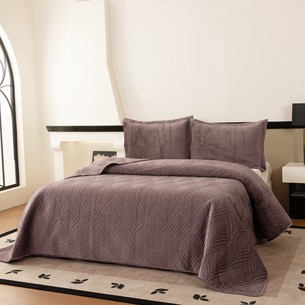 Покрывало Sofi De Marko ТАИРА велюр вискоза чайная роза 240х260