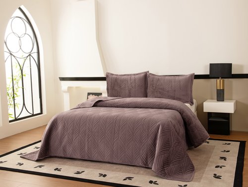 Покрывало Sofi De Marko ТАИРА велюр вискоза чайная роза 240х260, фото, фотография