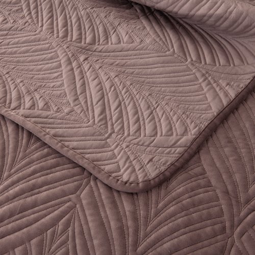 Покрывало Sofi De Marko ТАИРА велюр вискоза чайная роза 240х260, фото, фотография