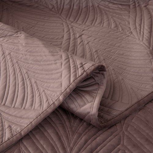 Покрывало Sofi De Marko ТАИРА велюр вискоза чайная роза 240х260, фото, фотография