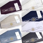 Подарочный набор полотенец-салфеток 30х50(4) Maison Dor ELEGANZE хлопковая махра баклажан, фото, фотография