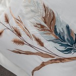 Постельное белье Dantela Vita BOHEM хлопковый сатин белый евро, фото, фотография